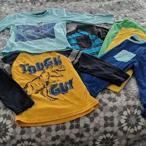 Long sleeve little boy's shirts